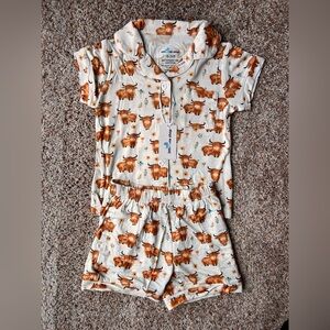 Highland Honey Bamboo Short Button Up Set